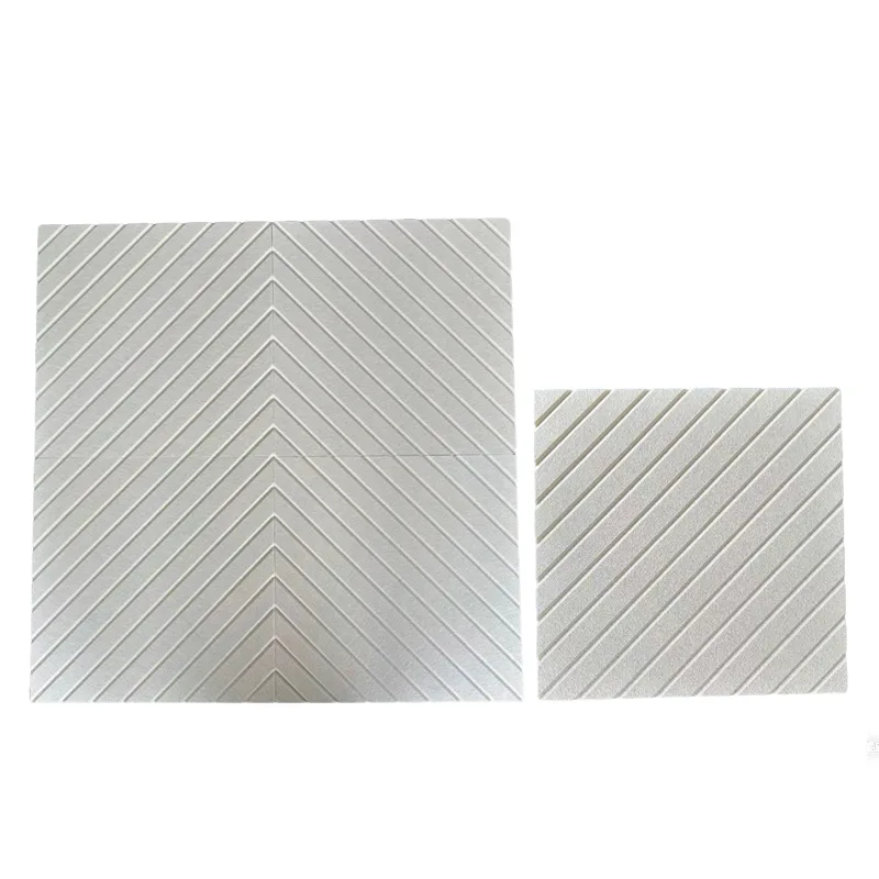 Gris V-fluvium PET Felt Panel acoustic